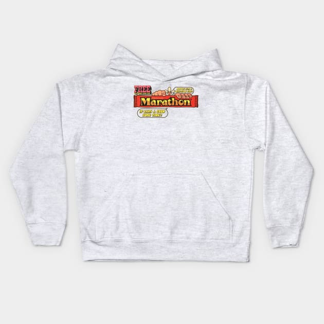 Marathon Candy Bar Kids Hoodie by offsetvinylfilm